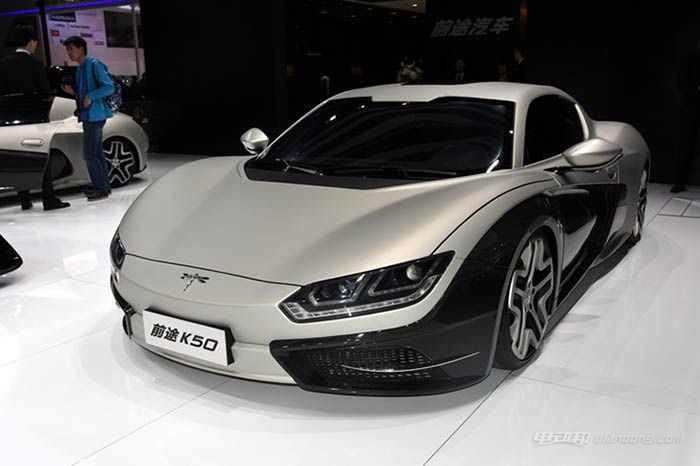 前途K50于2016年底下线 首款国产纯电动跑车