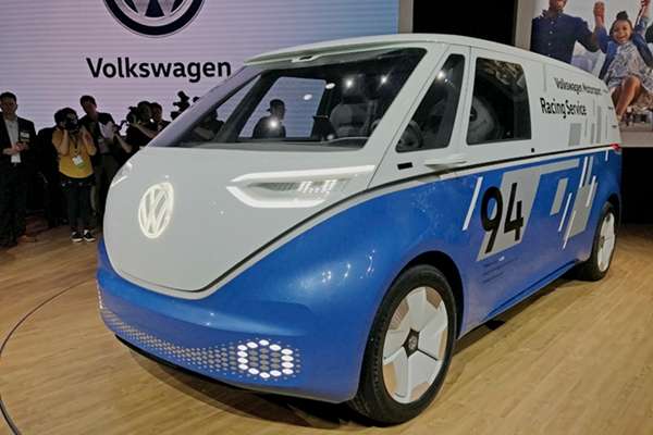 大众I.D. BUZZ Cargo特别版洛杉矶车展发布，内饰非常科幻