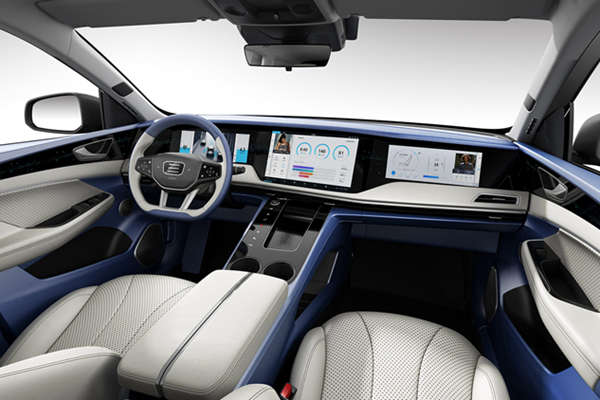 贯穿式中控大屏保留，天际ME7量产版谍照曝出，今年9月上市