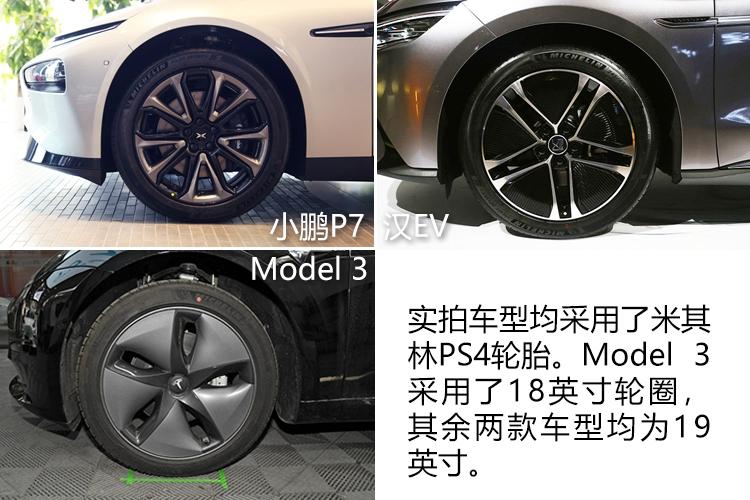 看完果断不买特斯拉 小鹏P7/比亚迪汉 EV/特斯拉Model 3的全方位