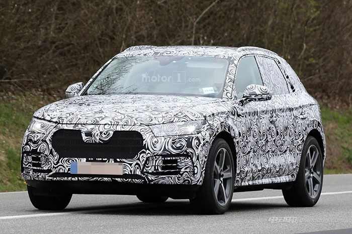 奥迪全新Q5测试谍照曝光 将推出插电混动版本