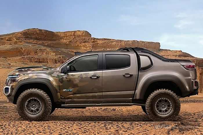 雪佛兰氢动力Colorado ZH2是台军用大皮卡？