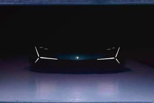 有望应用插混技术 曝兰博基尼新概念跑车预告图