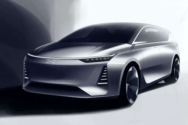 后排影音娱乐系统是亮点，爱驰U7 ION渲染图发布，将在上海车展亮相