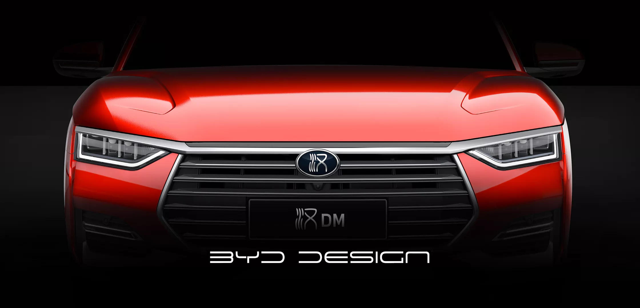 比亚迪汉ev真容初现!续航600公里,换装进化版"龙脸"